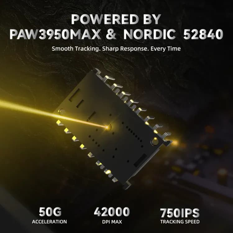 ATTACK SHARK R11 ULTRA Carbon Fiber Wireless 8K PAW3950MAX Gaming Mouse - Image 4