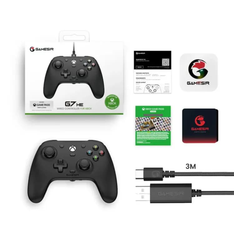 GameSir G7 HE Xbox Wired Controller - Black - Image 4