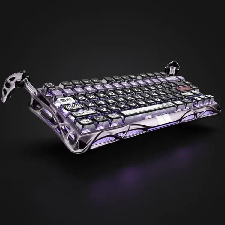 GravaStar Mercury V75 Pro Magnetic Iron Purple (wired) - Image 2