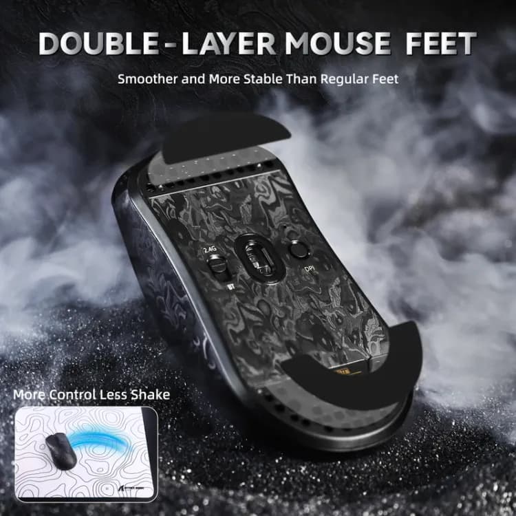 ATTACK SHARK R11 ULTRA Carbon Fiber Wireless 8K PAW3950MAX Gaming Mouse - Image 5