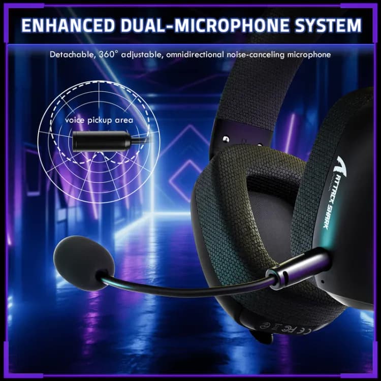 ATTACK SHARK L80PRO Wireless Gaming Headset - Image 4