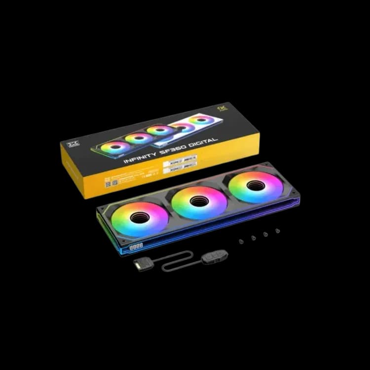 XIGMATEK INFINITY SF360 Digital 120mm 3-Fan Pack - Image 5