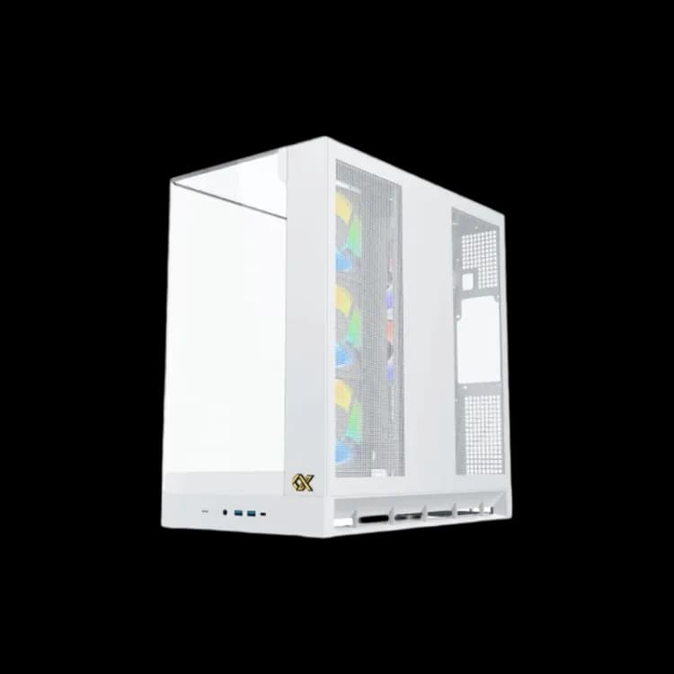 Case Xigmatek Pano II Arctic Mid Tower Case - White - Image 5