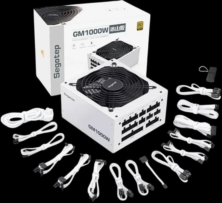Segotep GM1000W 1000W 80+ Gold Power Supply - Image 5