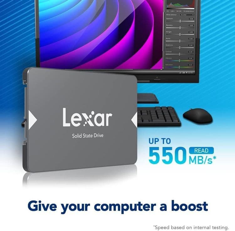 Lexar NS100 512GB 2.5" SATA III Internal SSD - Image 7
