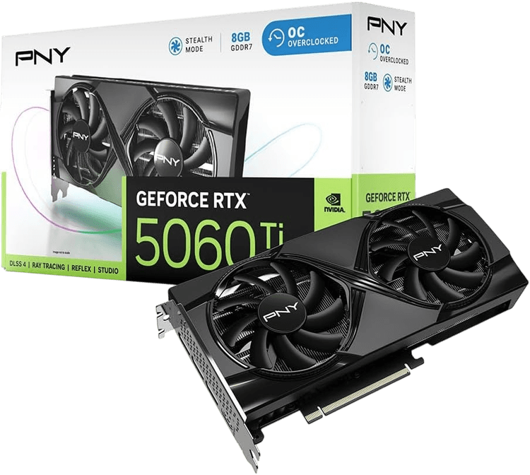 PNY GeForce RTX 5060 Ti 8GB 2-Fan OC Overclocked - Image 8