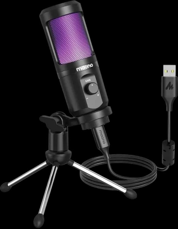 MAONO PM461RGB TR Condenser USB RGB Microphone - Image 1