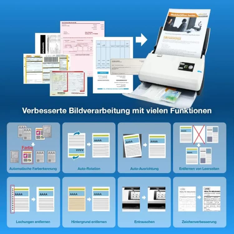 Plustek SmartOffice PN30U Duplex Networkable Document Scanner - Image 3