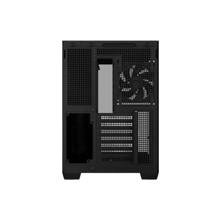 ASUS A32 PLUS ARGB Panoramic Gaming Case - Dual-Chamber Mid-Tower - Black - Image 3