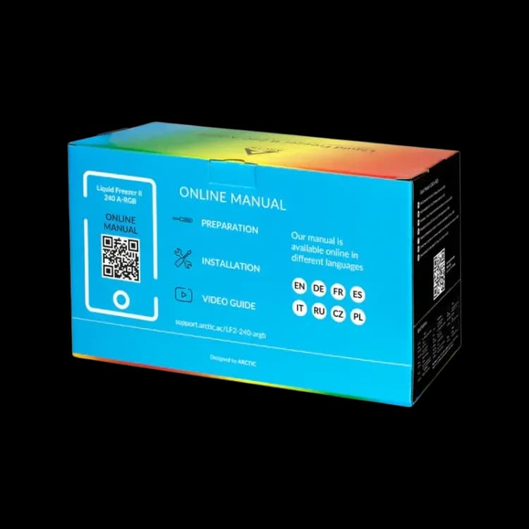 Arctic Liquid Freezer II 240 A-RGB AIO Cooler - Image 7
