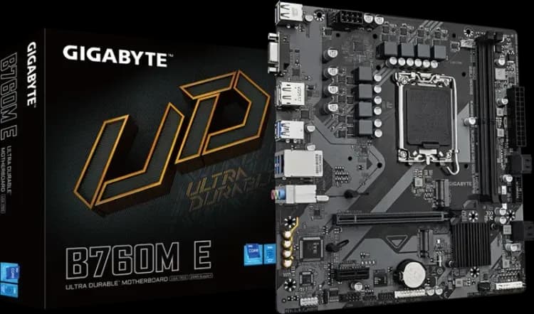 Motherboard GIGABYTE B760M-E D5, Motherboard - Image 1