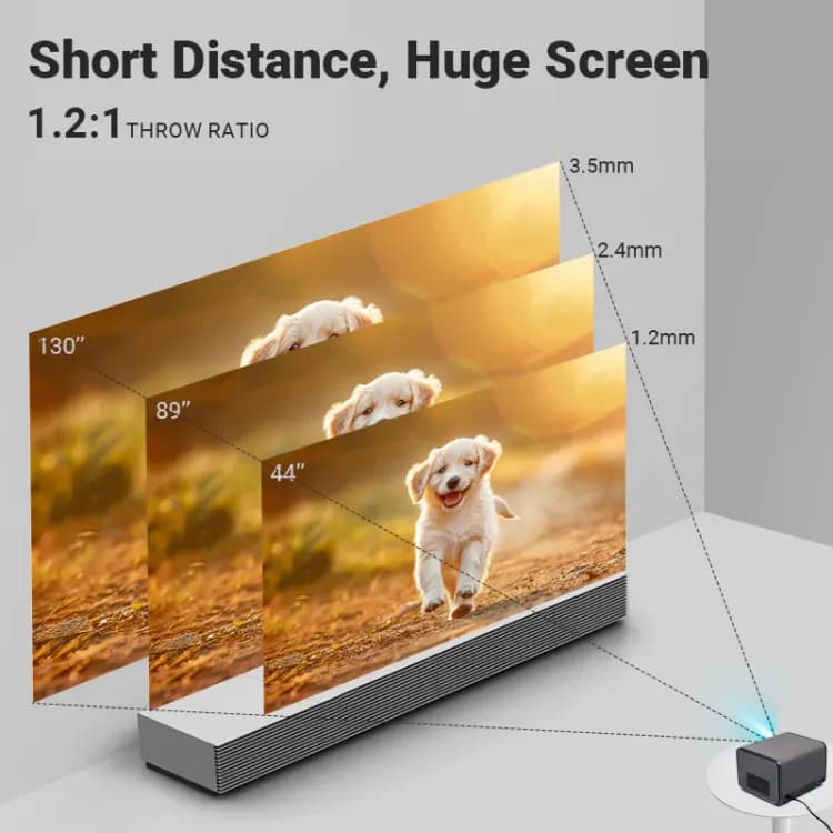 Avetron Mini LED Projector – 1080P Native Resolution, 550 ANSI Lumens, Auto Focus, Android 11, 120″ Max Display, Dual 5W Speakers, 4K Support - Image 6