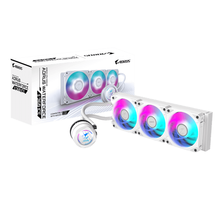 GIGABYTE AORUS WATERFORCE II 360 ICE Liquid CPU Cooler - Image 1