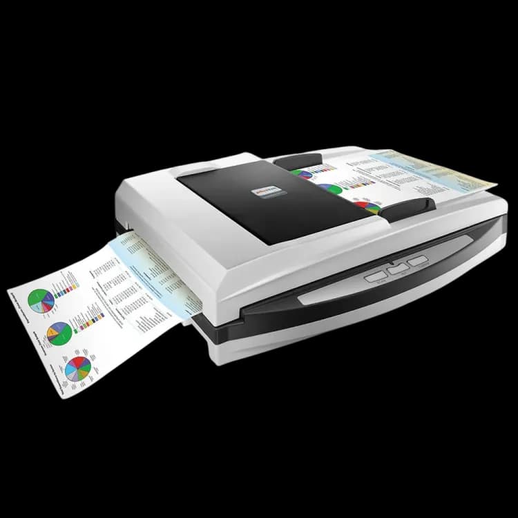 Plustek SmartOffice PL4080 ADF + Flatbed Scanner - 40ppm - Image 2