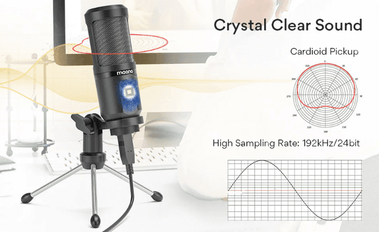 MAONO PM461RGB TR Condenser USB RGB Microphone - Image 4