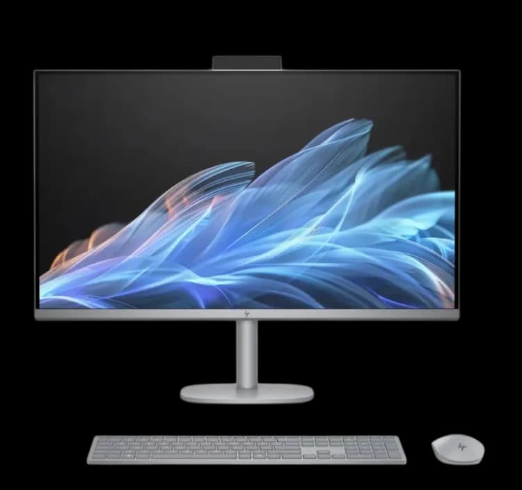 All-in-One PC hp All in One OmniStudio X 32-C0000NA, Intel Core Ultra 7-155H, RAM 32GB, SSD 1TB, NVIDIA RTX 4050 6GB, 32 Inch 4K UHD IPS, Meteor Silver - 32GB RAM - Image 1