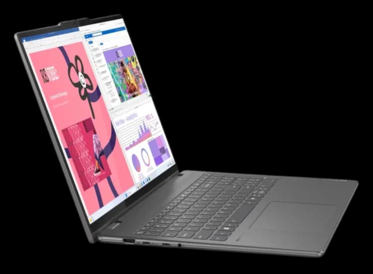 Lenovo Yoga 7 2-in-1 16IML9 - (02US), Intel® Core Ultra 7-155U, RAM 16GB, SSD 1TB, Intel® Graphics, 16 Inch " WUXGA IPS 60Hz X360 Touch, Storm Grey - Image 6
