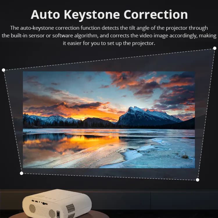 Avetron 1080P DLP Mini Projector – 200 ANSI Lumens, Android 7, 2GB+16GB, 4K Support, Dual-Band Wi-Fi, Bluetooth, Without built-in Battery - Image 6