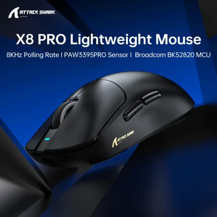Attack Shark X8 PRO Wireless Black - Image 3