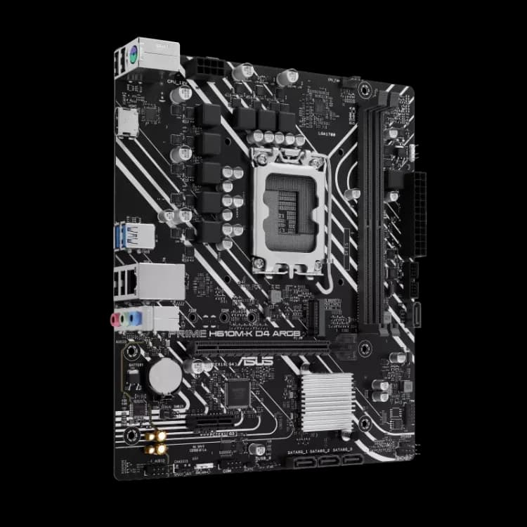Motherboard ASUS PRIME H610M-K D4 ARGB Motherboard - Image 2