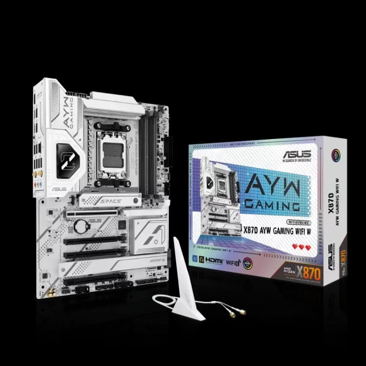 ASUS X870 AYW Gaming WiFi W AMD DDR5 Motherboard - Image 7