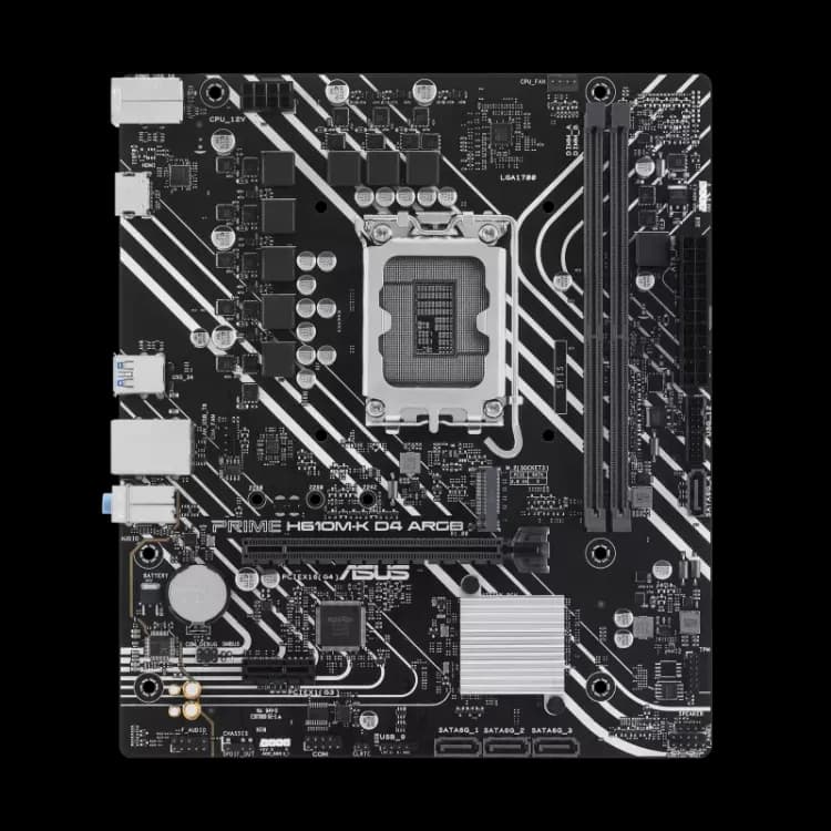 Motherboard ASUS PRIME H610M-K D4 ARGB Motherboard - Image 1