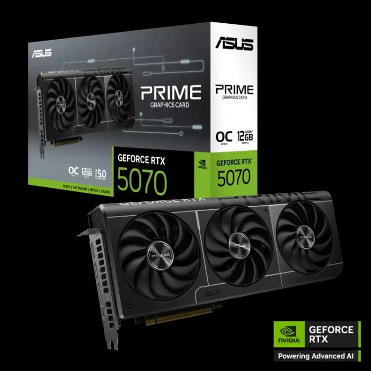 Asus Prime RTX 5070 12GB OC GDDR7 GPU - Image 9