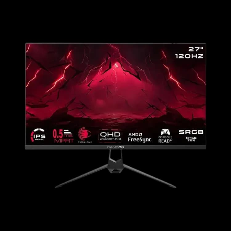 GameOn 27In 2K IPS 120Hz 0.5Ms GOES27QHD120IPS - Image 1