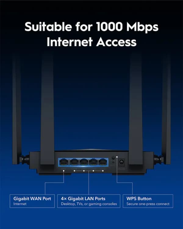 Cudy WR3600 1.0 Dual-Band Wi-Fi 7 Mesh Router - Image 5