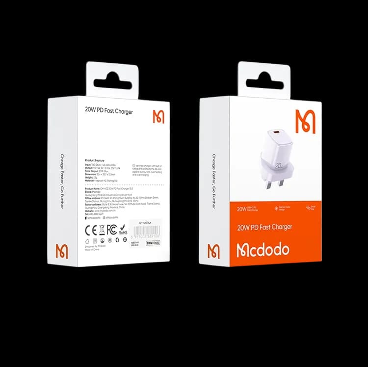 Mcdodo Nano Series 20W PD Fast Charger (UK Plug)