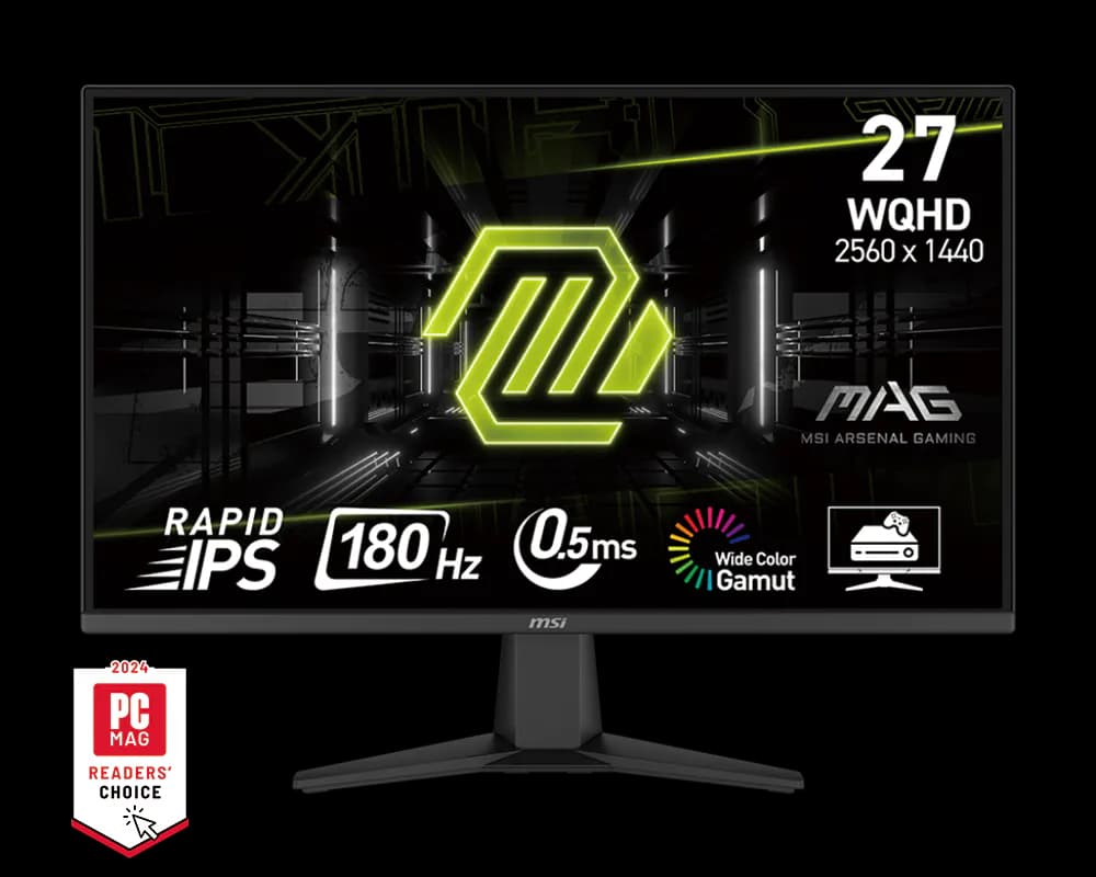 MSI MAG 27" G275QF 2K 180Hz 0.5ms Gaming Monitor