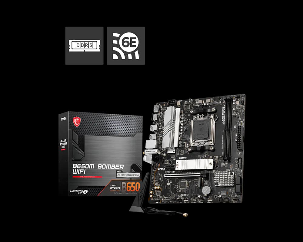 MSI B650M Bomber DDR5 Motherboard