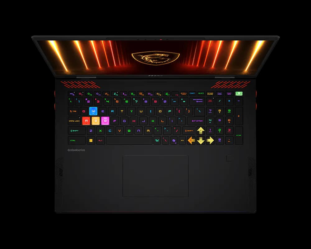 MSI Raider A18 HX A9WIG-205AE, AMD Ryzen 9-9955HX3D, RAM 64GB, SSD 2TB, NVIDIA RTX 5090 24G, 18 Inch UHD+ 120Hz, Core Black