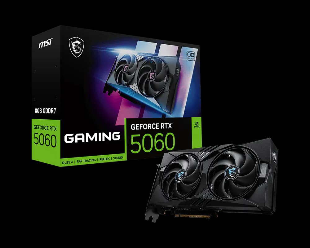 Graphics Card MSI GeForce RTX 5060 8G GAMING OC