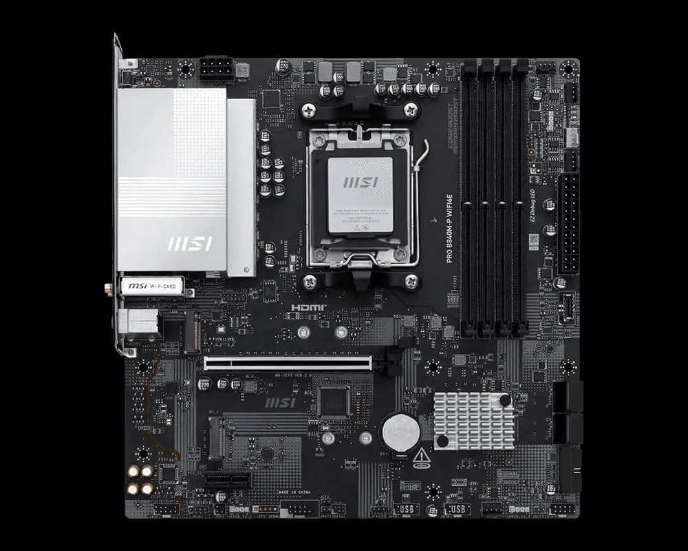 Motherboard MSI PRO B840M‑P Motherboard WiFi DDR5