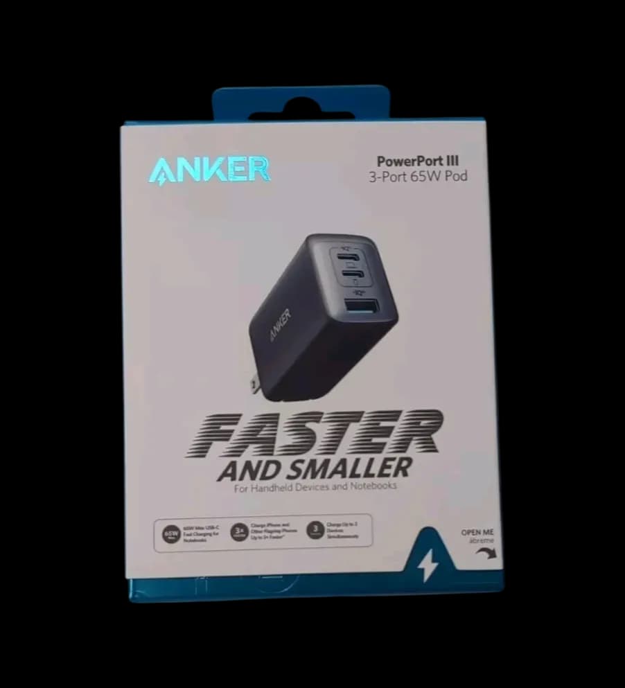 Anker PowerPort III 3-Port 65W Black