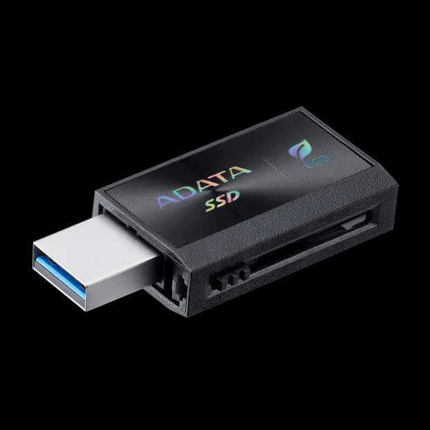 ADATA SC730 External SSD USB 3.2 Gen2 600MB/s Dual Connector USB-C USB-A 50% Recycled - 512GB - Image 3