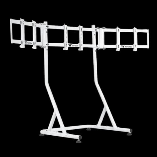 Thermaltake Triple Racing Monitor Stand White