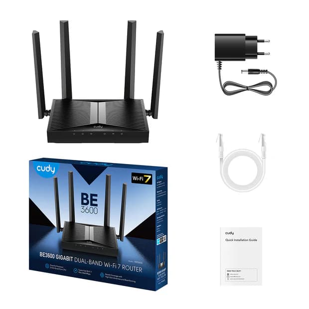 Cudy WR3600 1.0 Dual-Band Wi-Fi 7 Mesh Router - Image 3