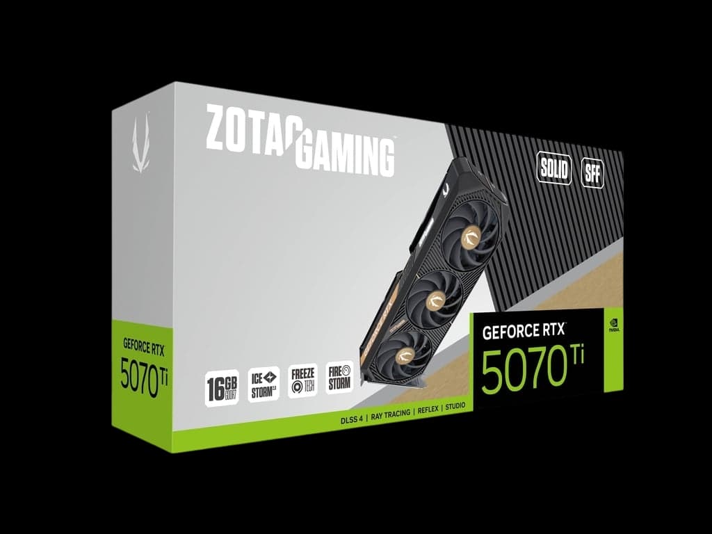Zotac Gaming RTX 5070 Ti Solid SFF 16GB 3-Fans
