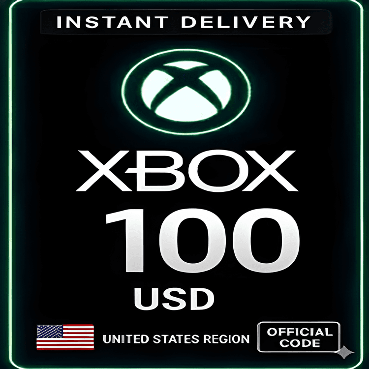 Xbox Live Gift Card 100 Usd Wallet