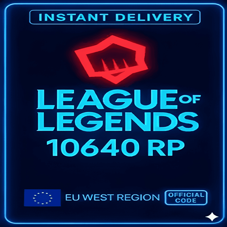 Riot Points - 10640 RP (EU)