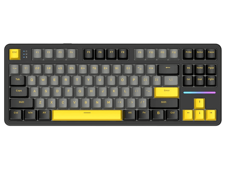 ATTACK SHARK X87 Tri-mode Gasket Mechanical Keyboard Star Black
