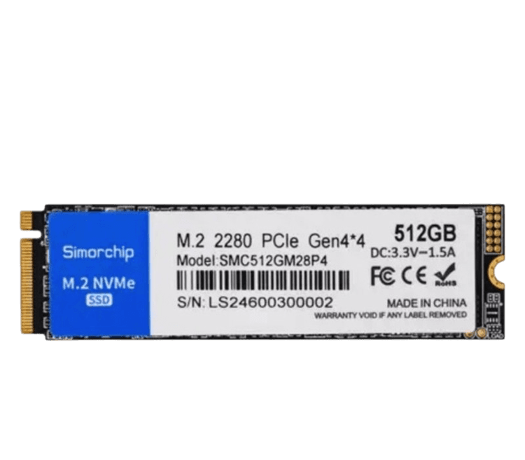 Simorchip 512gb PCIe Gen 3×4 NVMe SSD 320