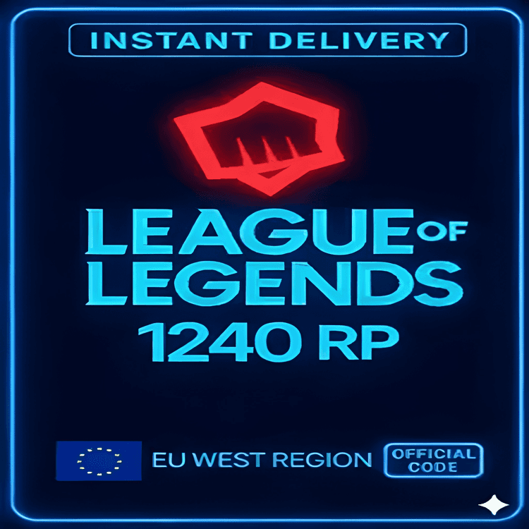 Riot Points - 1240 RP (EU)
