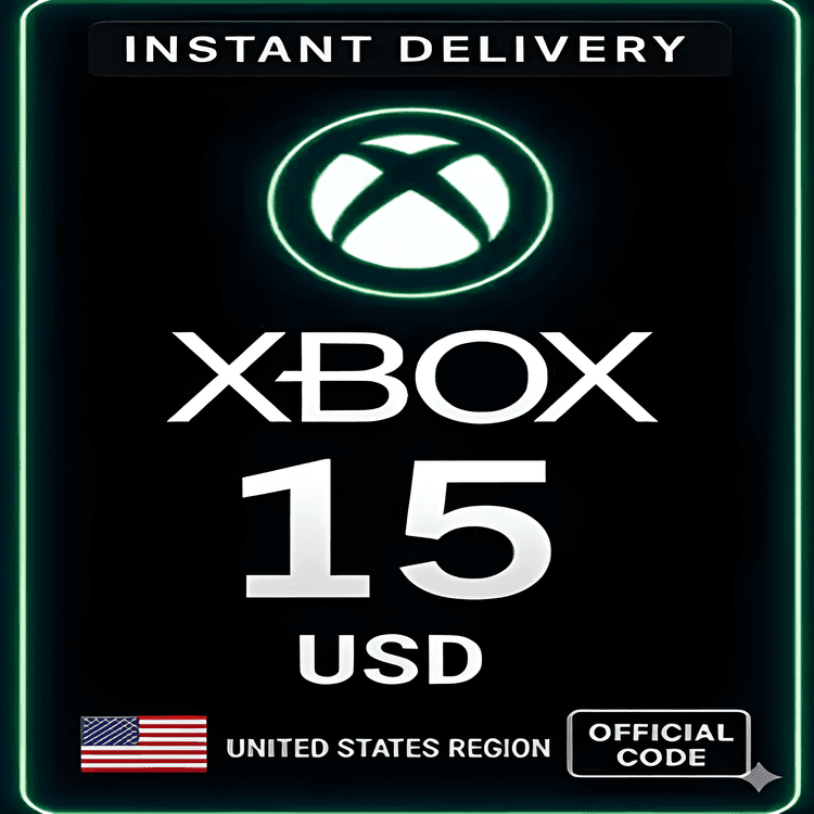 Xbox Live Gift Card 15 Usd Wallet