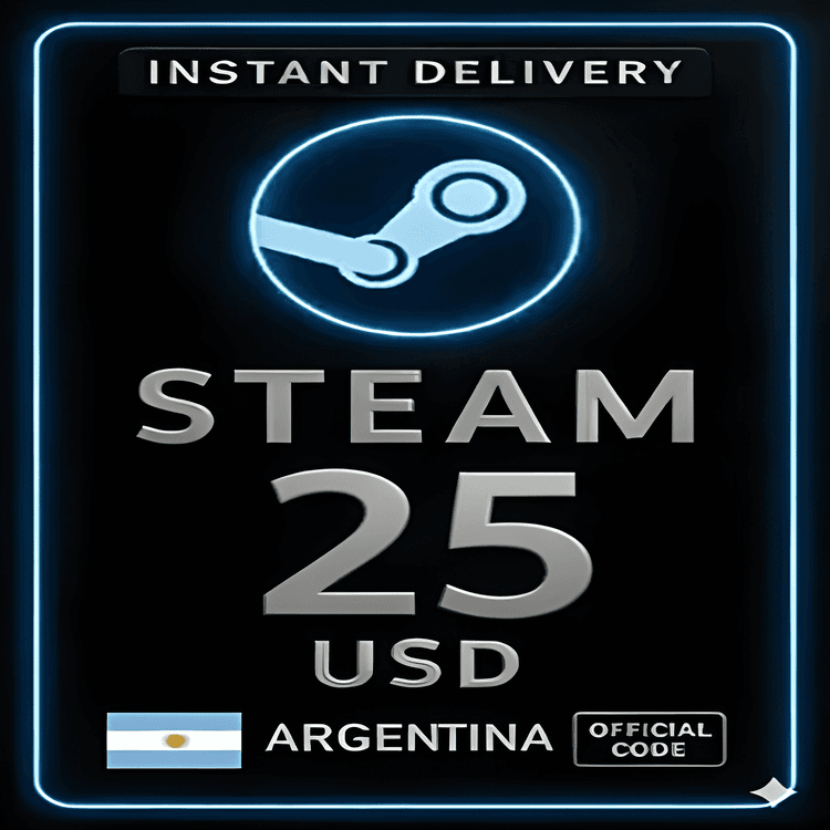 Steam Wallet Code - 25 USD (Argentina)