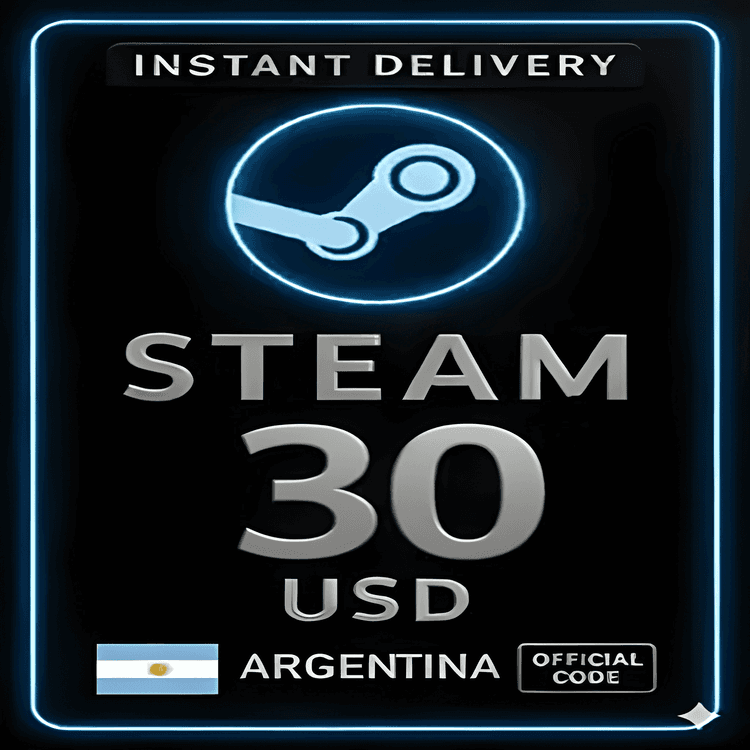 Steam Wallet Code - 30 USD (Argentina)