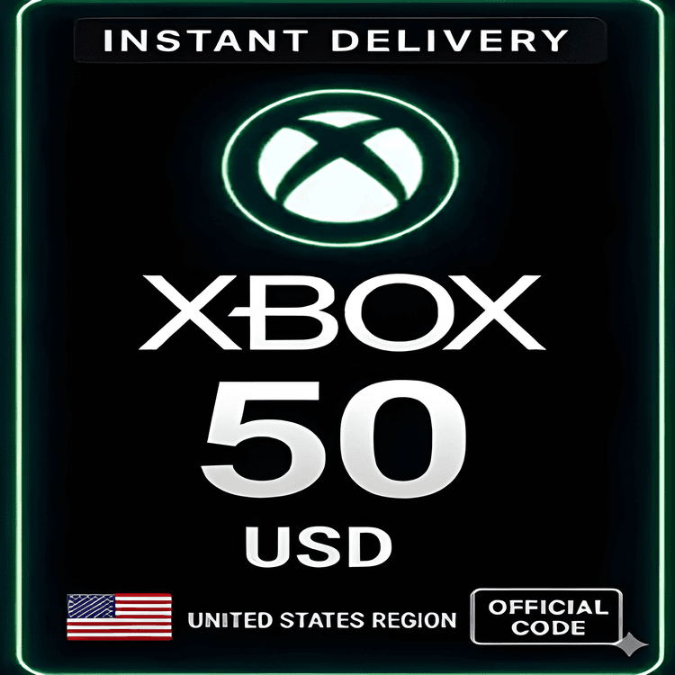 Xbox Live Gift Card 50 Usd Wallet