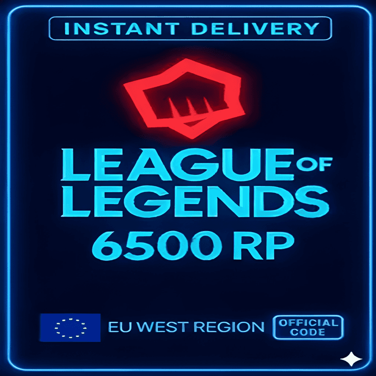 Riot Points - 6500 RP (EU)